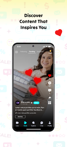 Blap Live App Interface